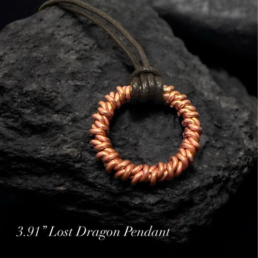 3.91" Lost Dragon Twist Pendant